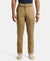 Super Combed Cotton Rich Elastane Stretch Woven Fabric Slim Fit All Day Pants - Sepia Tint-1