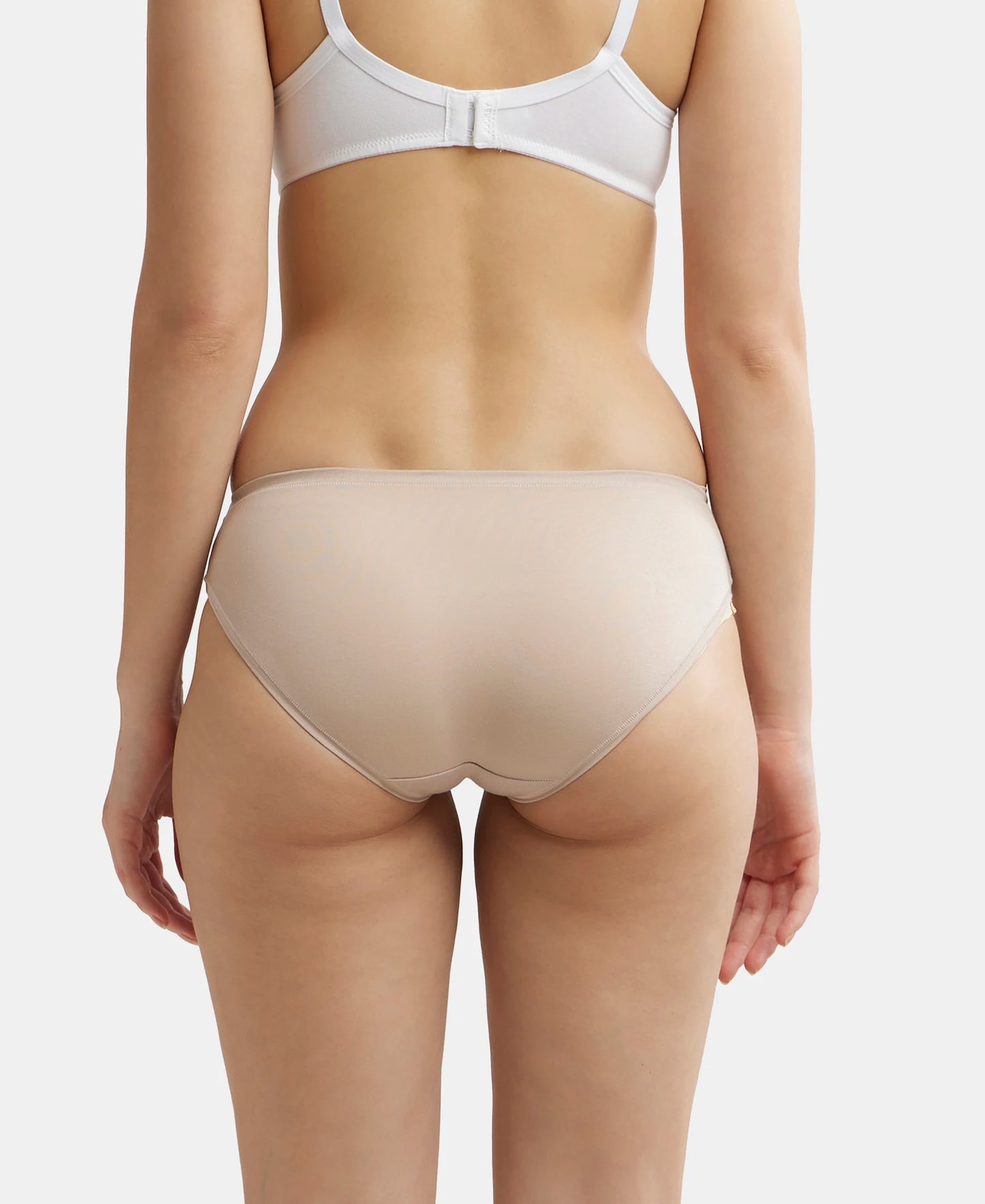 Wirefree Non Padded Super Combed Cotton Elastane Full Coverage Everyday Bra with Concealed Shaper Panel - Classic Navy-3