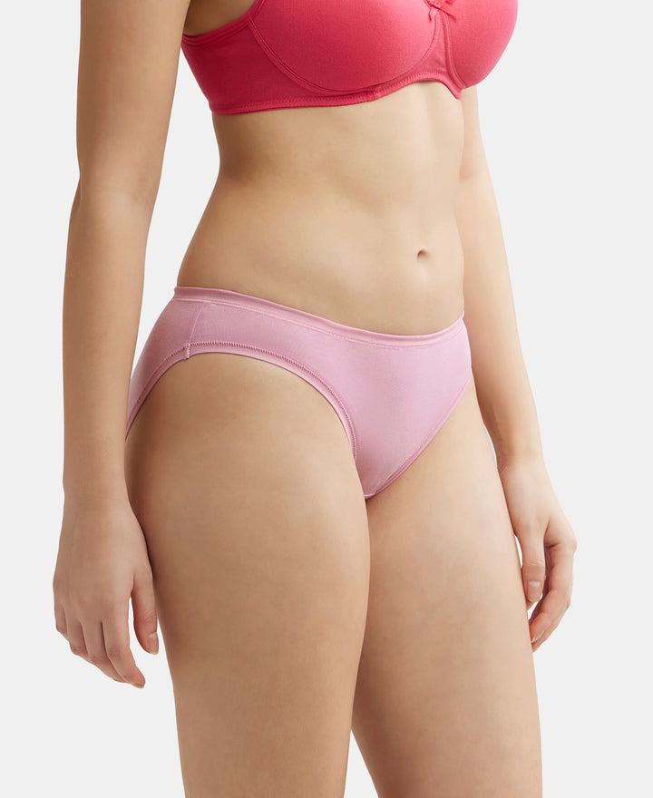 Wirefree Non Padded Super Combed Cotton Elastane Full Coverage Everyday Bra with Concealed Shaper Panel - Ruby-2