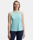 Environment Friendly Lyocell Relaxed Fit Tank Top - Aqua Haze-1