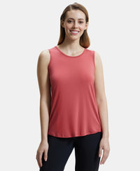 Environment Friendly Lyocell Relaxed Fit Tank Top - Garnet Rose-1