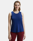 Environment Friendly Lyocell Relaxed Fit Tank Top - Medieval Blue-1
