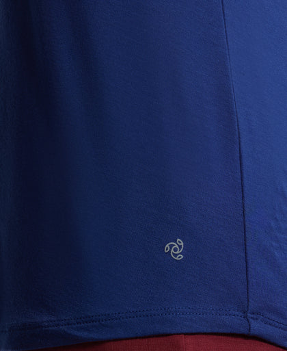 Environment Friendly Lyocell Relaxed Fit Tank Top - Medieval Blue-7