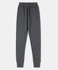 Kid's Super Combed Cotton Rich Thermal Long John with StayWarm Treatment - Charcoal Melange-1