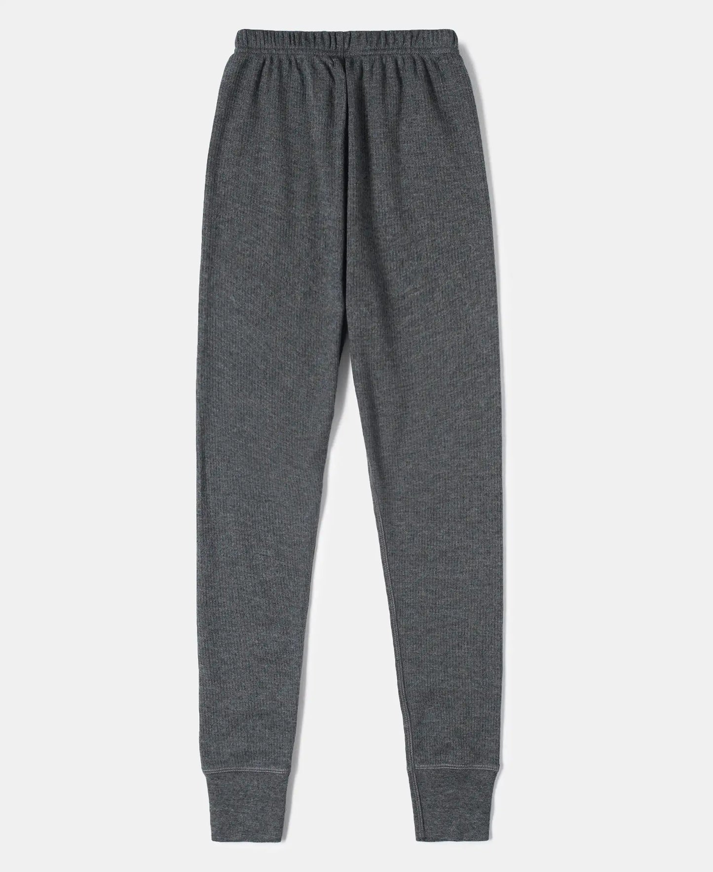 Kid's Super Combed Cotton Rich Thermal Long John with StayWarm Treatment - Charcoal Melange-2