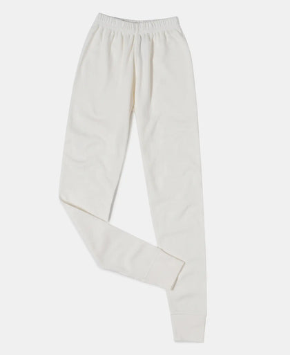 Kid's Super Combed Cotton Rich Thermal Long John with StayWarm Treatment - Off White-6