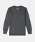 Kid's Super Combed Cotton Rich Full Sleeve Thermal Undershirt with StayWarm Treatment - Charcoal Melange-1