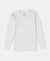 Kid's Super Combed Cotton Rich Full Sleeve Thermal Undershirt with StayWarm Treatment - Off White-1