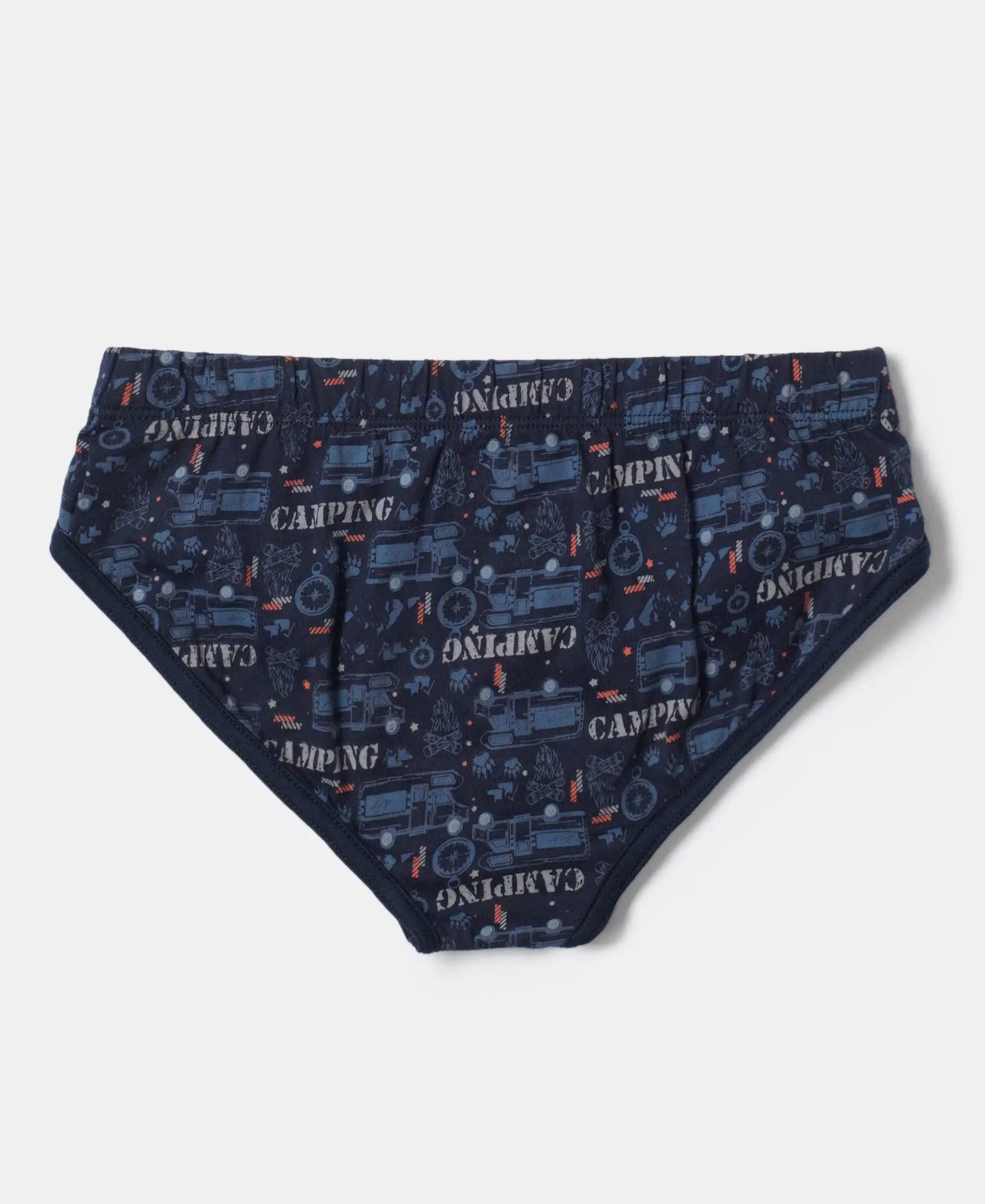 Super Combed Cotton Printed Brief with Ultrasoft Waistband - Assorted-23