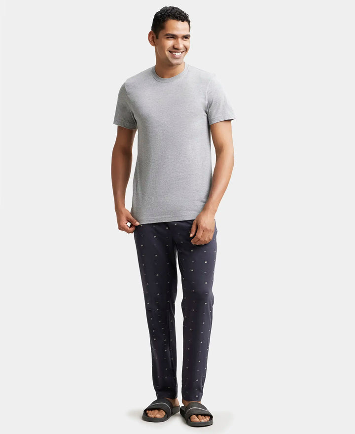 Super Combed Cotton Half Sleeved Inner T-Shirt - Grey Melange-4