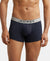 Super Combed Cotton Rib Solid Trunk with Ultrasoft Waistband - Deep Navy-1