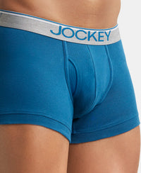 Super Combed Cotton Rib Solid Trunk with Ultrasoft Waistband - Seaport Teal-6