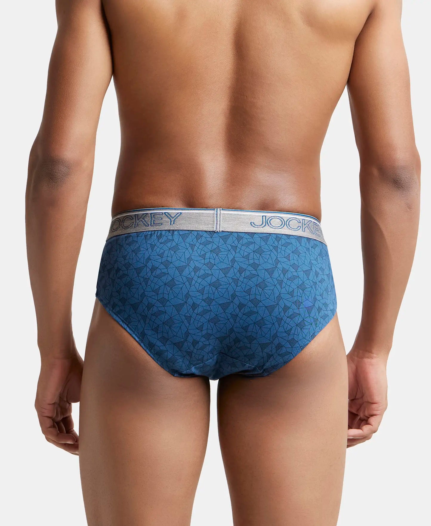 Super Combed Cotton Printed Brief with Ultrasoft Waistband - Assorted-11