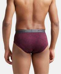 Super Combed Cotton Printed Brief with Ultrasoft Waistband - Assorted-4