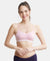 Wirefree Non Padded Super Combed Cotton Elastane High Coverage Beginners Bra with Ultrasoft Underband - Pink Lady Melange-1