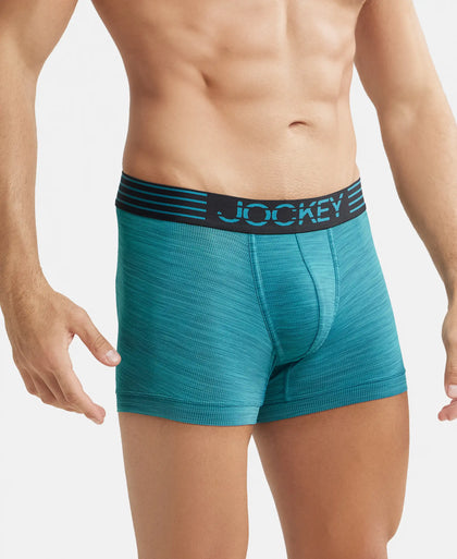 Microfiber Mesh Elastane Performance Trunk with StayDry Technology - Ocean Depth-2