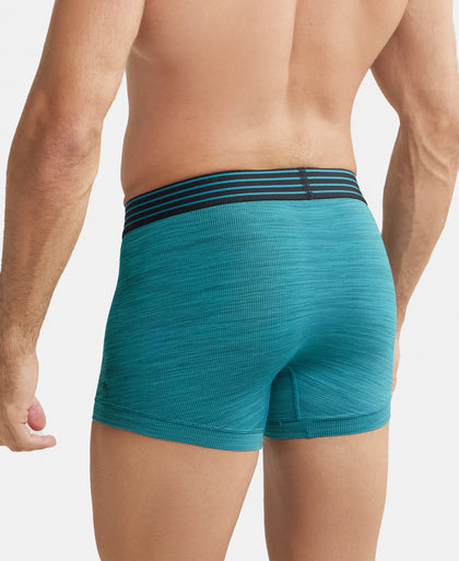 Microfiber Mesh Elastane Performance Trunk with StayDry Technology - Ocean Depth-3