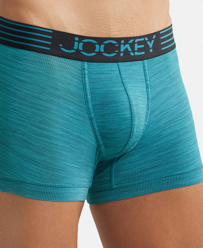 Microfiber Mesh Elastane Performance Trunk with StayDry Technology - Ocean Depth-6