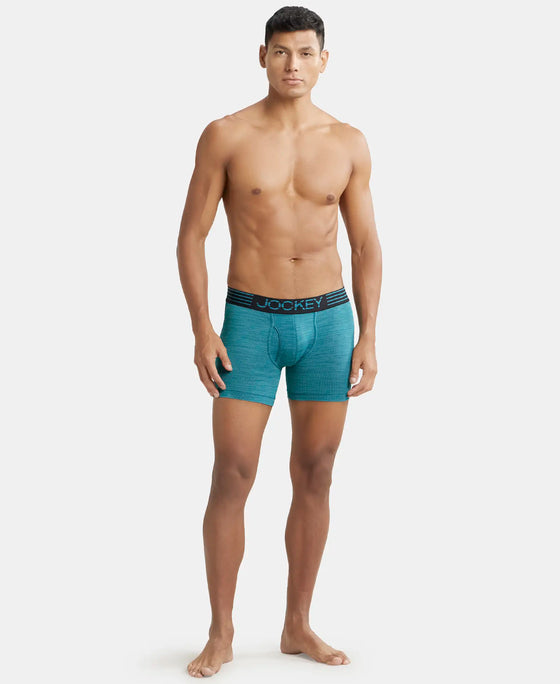 Tencel Micro Modal Cotton Elastane Stretch Regular Fit Checkered Sleep Shorts with Side Pockets - Mid Blue Print1-4