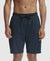 Polyester Stretch Straight Fit Solid Shorts with Pockets and StayFresh Treatment - Black-1