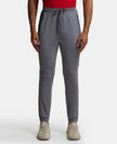 Microfiber Elastane Stretch Jogger with Zipper Pockets and StayDry Treatment - Quiet Shade-1