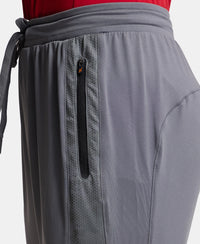 Microfiber Elastane Stretch Jogger with Zipper Pockets and StayDry Treatment - Quiet Shade-7