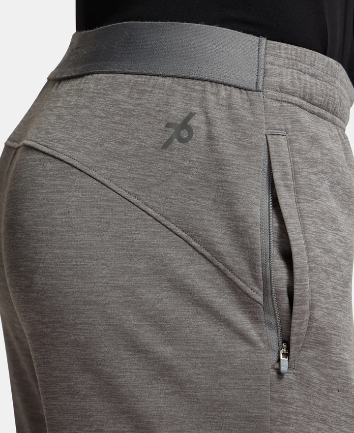 Lightweight Microfiber Trackpant with Zipper Pockets and StayFresh Treatment - Performance Grey-7