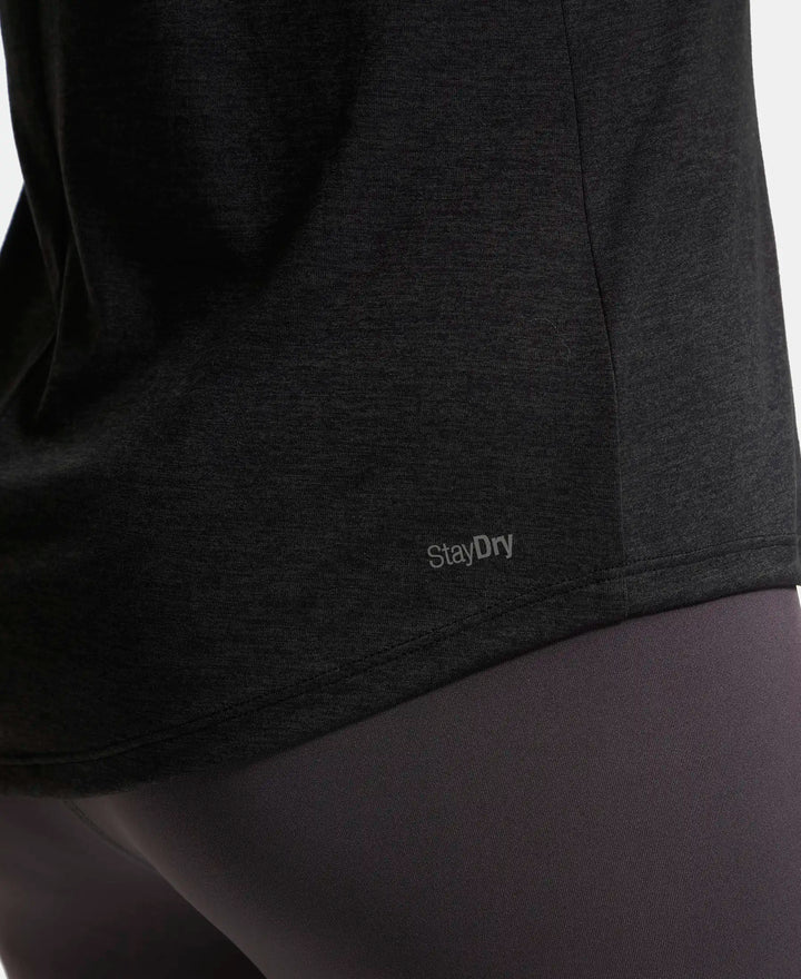 Microfiber Fabric Graphic Printed Tank Top With Breathable Mesh - Black-8
