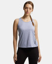 Microfiber Fabric Graphic Printed Tank Top With Breathable Mesh - Even Tide-1