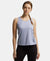Microfiber Fabric Graphic Printed Tank Top With Breathable Mesh - Even Tide-1
