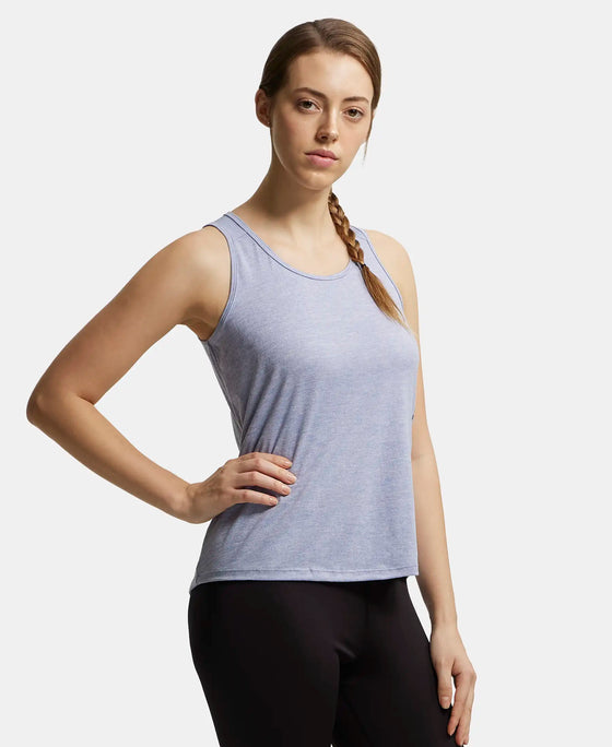 Microfiber Fabric Graphic Printed Tank Top With Breathable Mesh - Even Tide-2