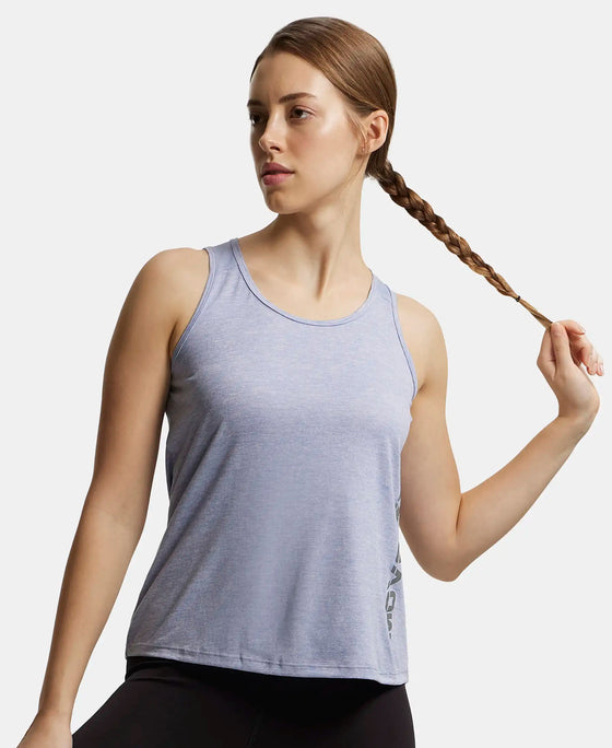 Microfiber Fabric Graphic Printed Tank Top With Breathable Mesh - Even Tide-5
