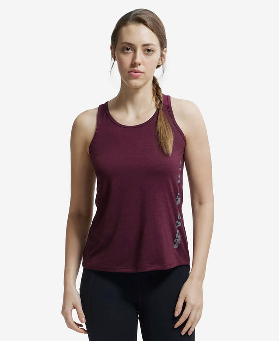Microfiber Fabric Graphic Printed Tank Top With Breathable Mesh - Wine Tasting-1