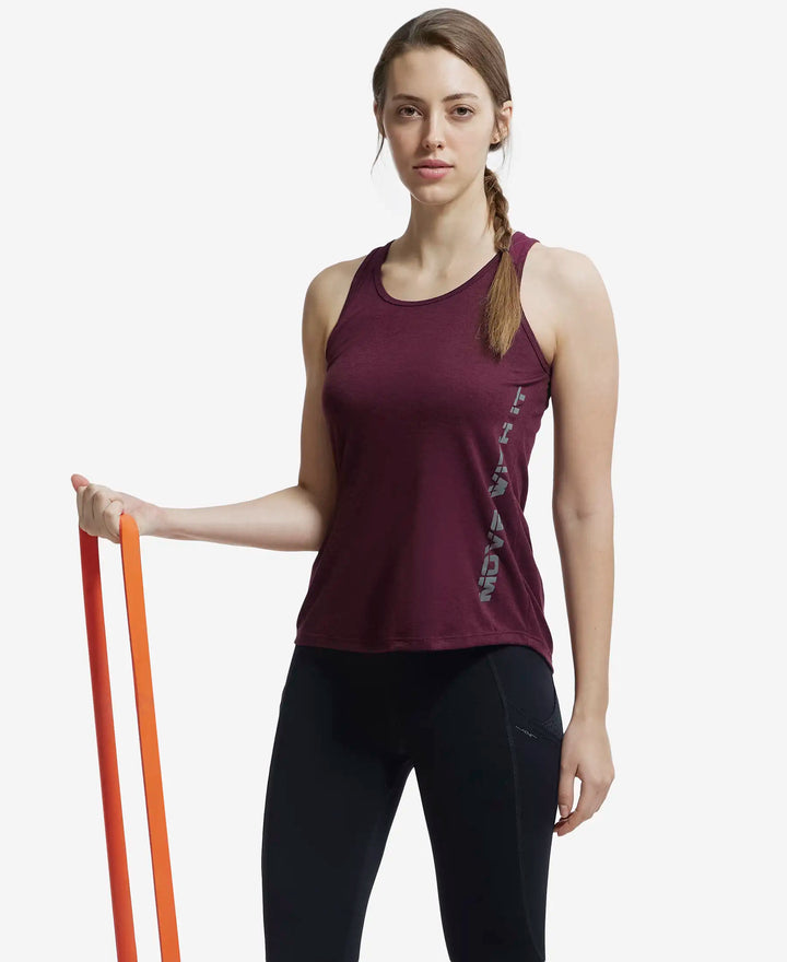 Microfiber Fabric Graphic Printed Tank Top With Breathable Mesh - Wine Tasting-6