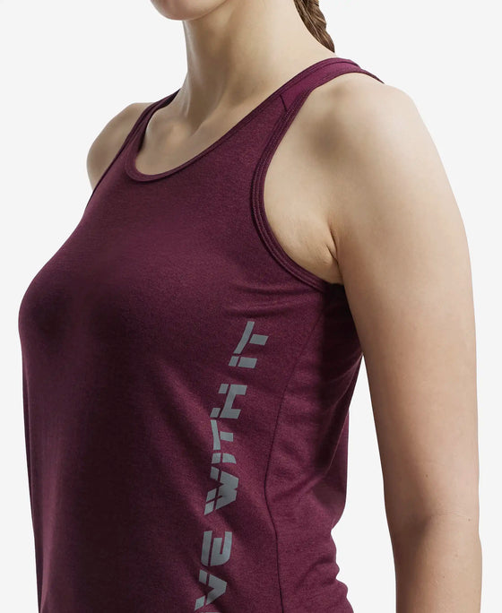Microfiber Fabric Graphic Printed Tank Top With Breathable Mesh - Wine Tasting-7