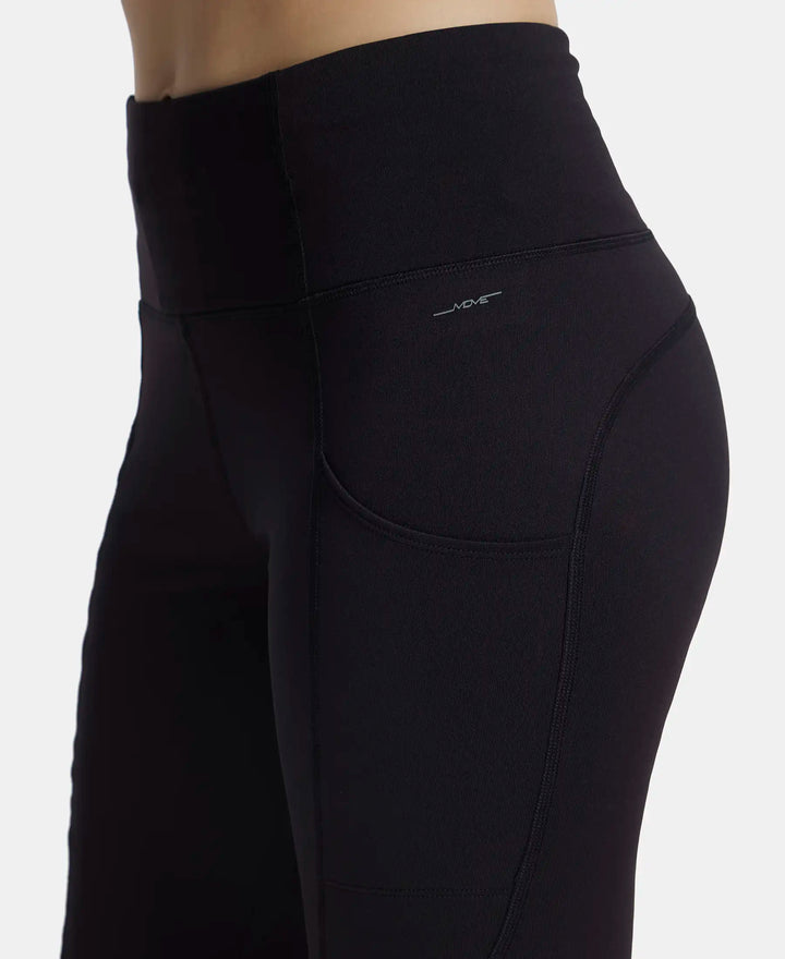 Microfiber Elastane Slim Fit Shorts with Side Pockets - Black-7