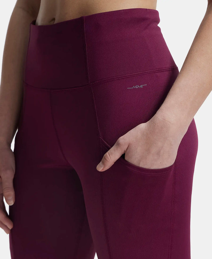 Microfiber Elastane Slim Fit Shorts with Side Pockets - Wine Tasting-7