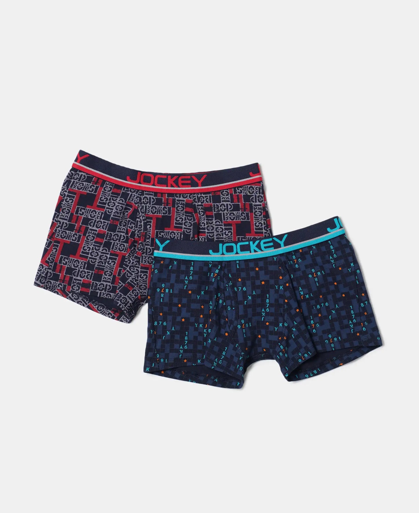 Super Combed Cotton Elastane Printed Trunk with Ultrasoft Waistband - Assorted Prints-1