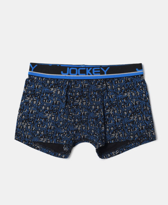 Super Combed Cotton Elastane Printed Trunk with Ultrasoft Waistband - Assorted Prints-14