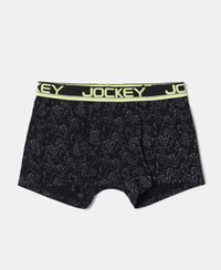 Super Combed Cotton Elastane Printed Trunk with Ultrasoft Waistband - Assorted Prints-18