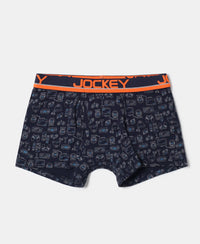 Super Combed Cotton Elastane Printed Trunk with Ultrasoft Waistband - Assorted Prints-20
