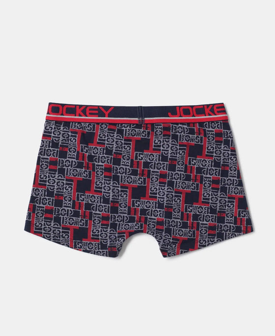Super Combed Cotton Elastane Printed Trunk with Ultrasoft Waistband - Assorted Prints-4