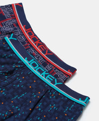 Super Combed Cotton Elastane Printed Trunk with Ultrasoft Waistband - Assorted Prints-6