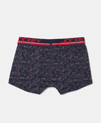 Super Combed Cotton Elastane Printed Trunk with Ultrasoft Waistband - Assorted Prints-8