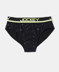 Super Combed Cotton Elastane Printed Brief with Ultrasoft Waistband - Assorted Color & Prints-15