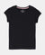Super Combed Cotton Solid Short Sleeve T-Shirt - Black-1