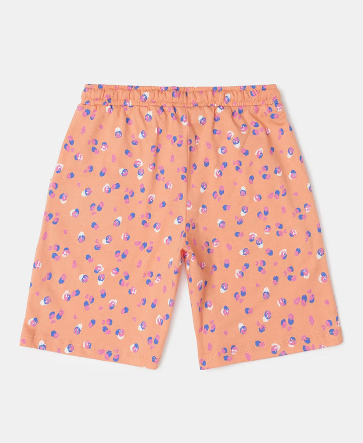 Super Combed Cotton Printed Shorts - Coral Reef Printed-2