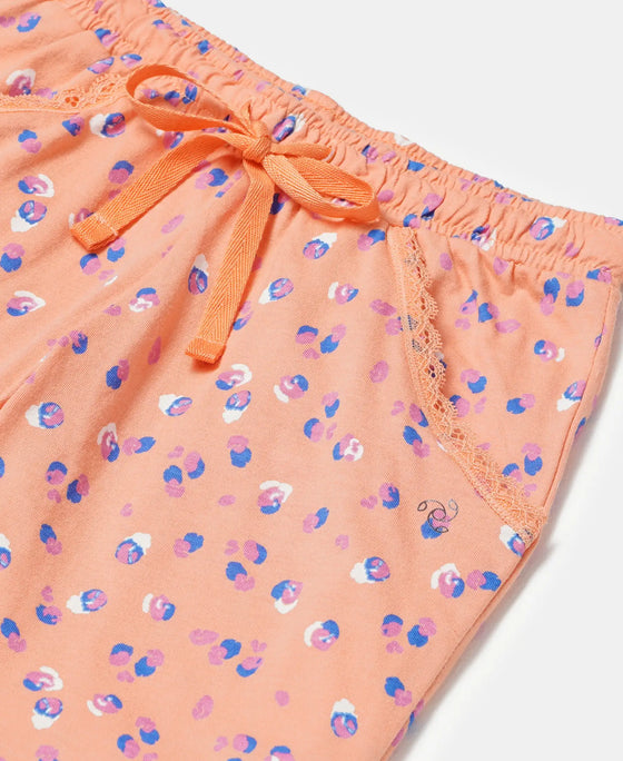 Super Combed Cotton Printed Shorts - Coral Reef Printed-3