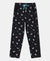 Super Combed Cotton Printed Pyjama - Black Printed-1