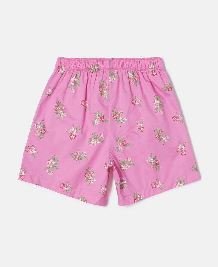 Super Combed Cotton Woven Printed Shorts - Assorted Color & Printed-5